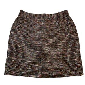 LOFT Multicolor Stripe Pencil Skirt Size 12P
